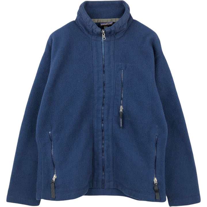 00'S Patagonia SYNCHILLA 25391FA00 Fleece Jacket Made in USA Men's M polyester navy blue type Vintage Second Hand
