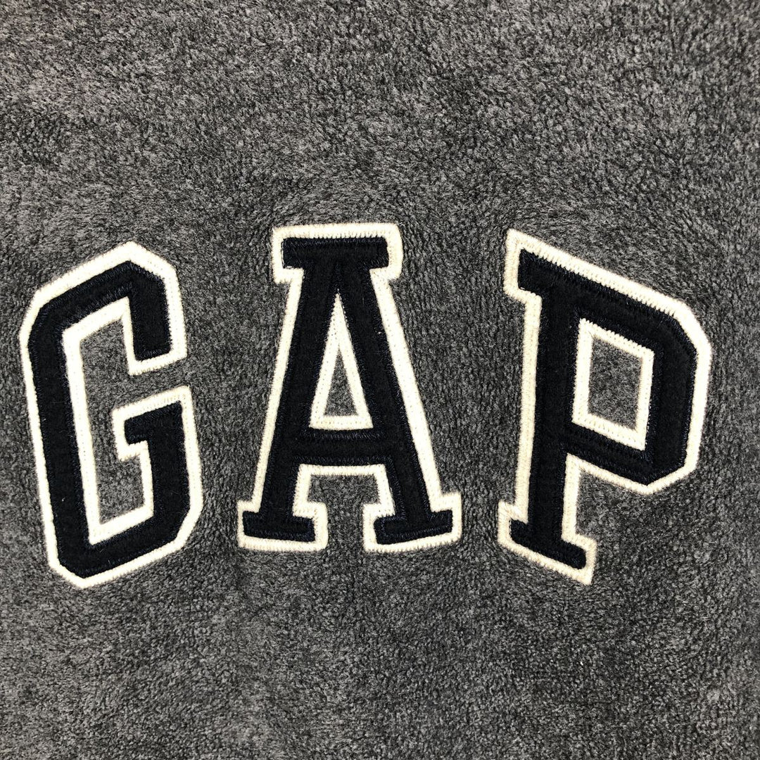 GAP fleece pullover hoodie, men's size L (approx.) polyester gray type Vintage Second Hand