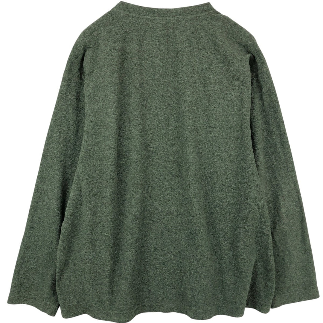 Patagonia SYNCHILLA fleece t-shirt, men's size XXL (approx.) unclear green type Vintage Second Hand