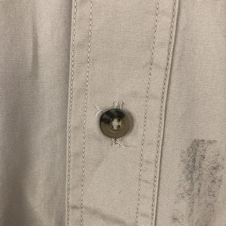 Carhartt short sleeve work shirt, men's XL size cotton Beige type Vintage Second Hand