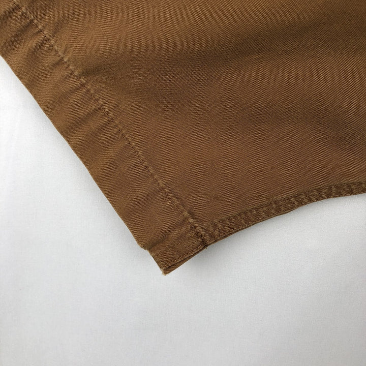 Carhartt short sleeve work shirt, men's size M cotton brown type Vintage Second Hand