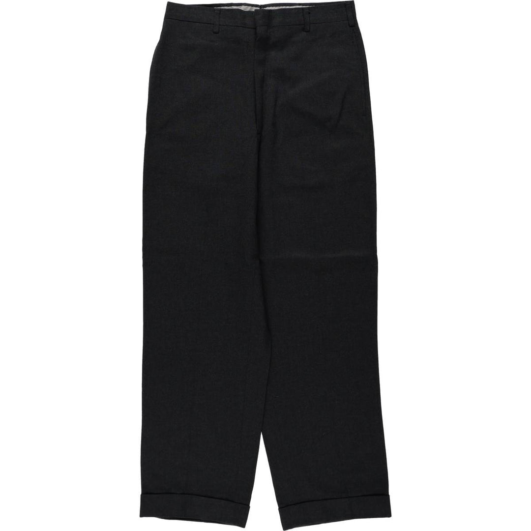 1960'S Penney's Permalon slacks, women's size L (equivalent to W28), vintage. unclear navy blue type Vintage Second Hand