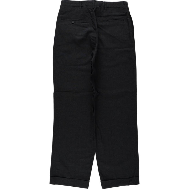 1960'S Penney's Permalon slacks, women's size L (equivalent to W28), vintage. unclear navy blue type Vintage Second Hand