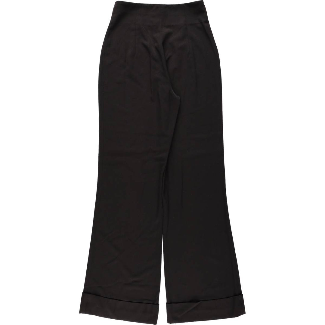 ALBERTO MAKALI slacks/flared pants, made in the USA, women's size M (equivalent to W26). others black type Vintage Second Hand