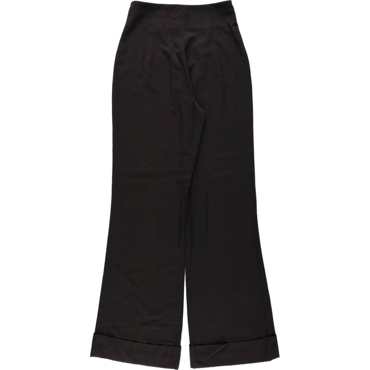 ALBERTO MAKALI slacks/flared pants, made in the USA, women's size M (equivalent to W26). others black type Vintage Second Hand