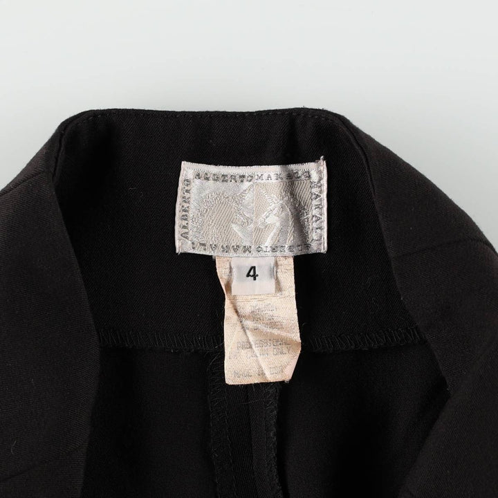 ALBERTO MAKALI slacks/flared pants, made in the USA, women's size M (equivalent to W26). others black type Vintage Second Hand
