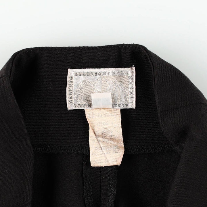 ALBERTO MAKALI slacks/flared pants, made in the USA, women's size M (equivalent to W26). others black type Vintage Second Hand
