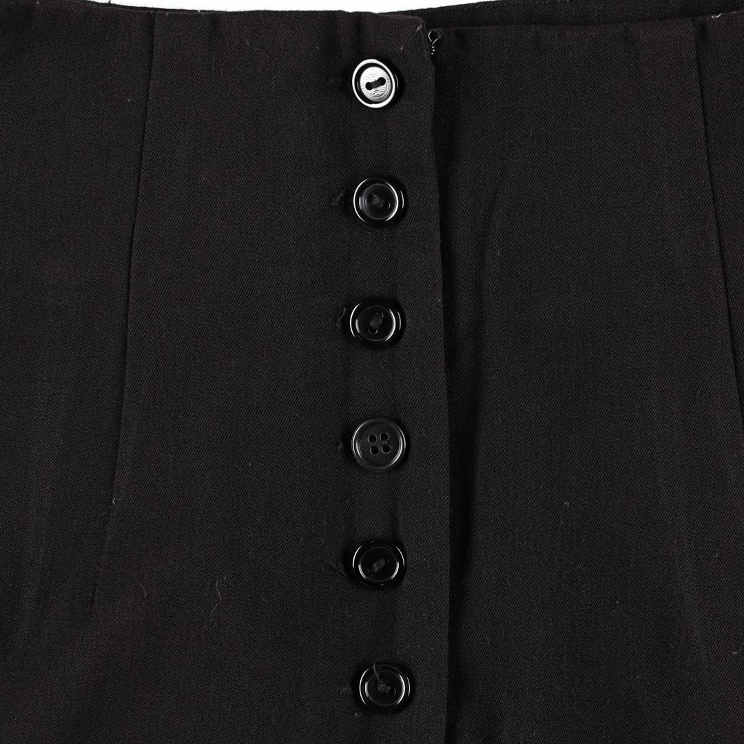 ALBERTO MAKALI slacks/flared pants, made in the USA, women's size M (equivalent to W26). others black type Vintage Second Hand