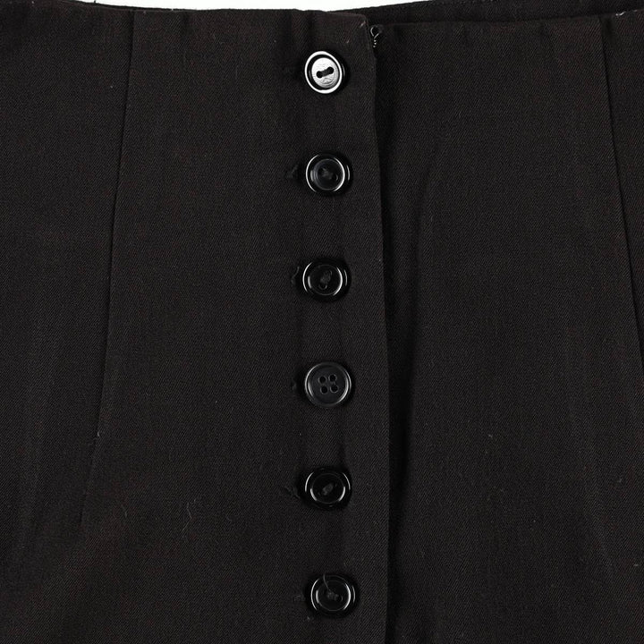 ALBERTO MAKALI slacks/flared pants, made in the USA, women's size M (equivalent to W26). others black type Vintage Second Hand