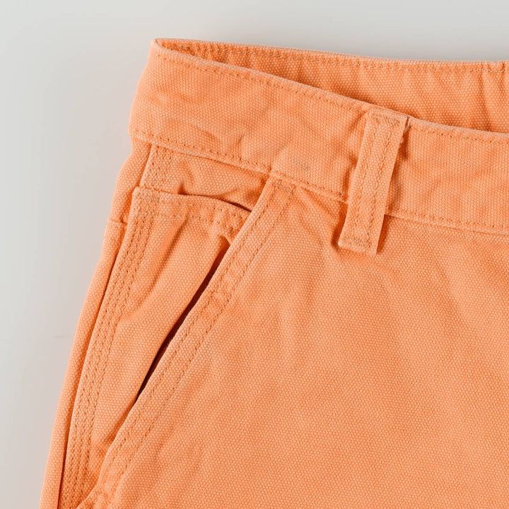 Dickies Duck Work Pants, Women's XL (equivalent to W31) cotton orange type Vintage Second Hand