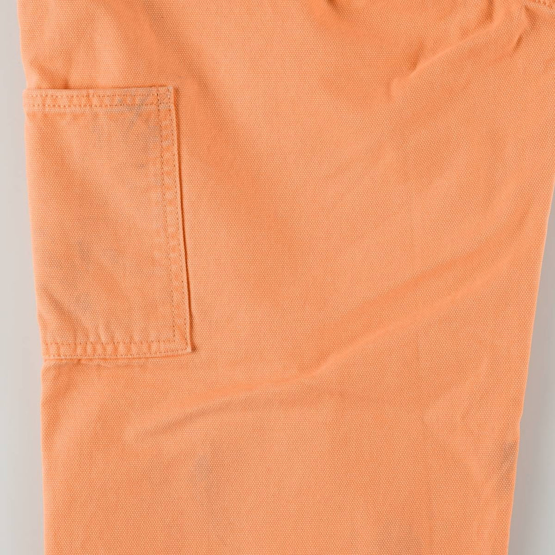 Dickies Duck Work Pants, Women's XL (equivalent to W31) cotton orange type Vintage Second Hand