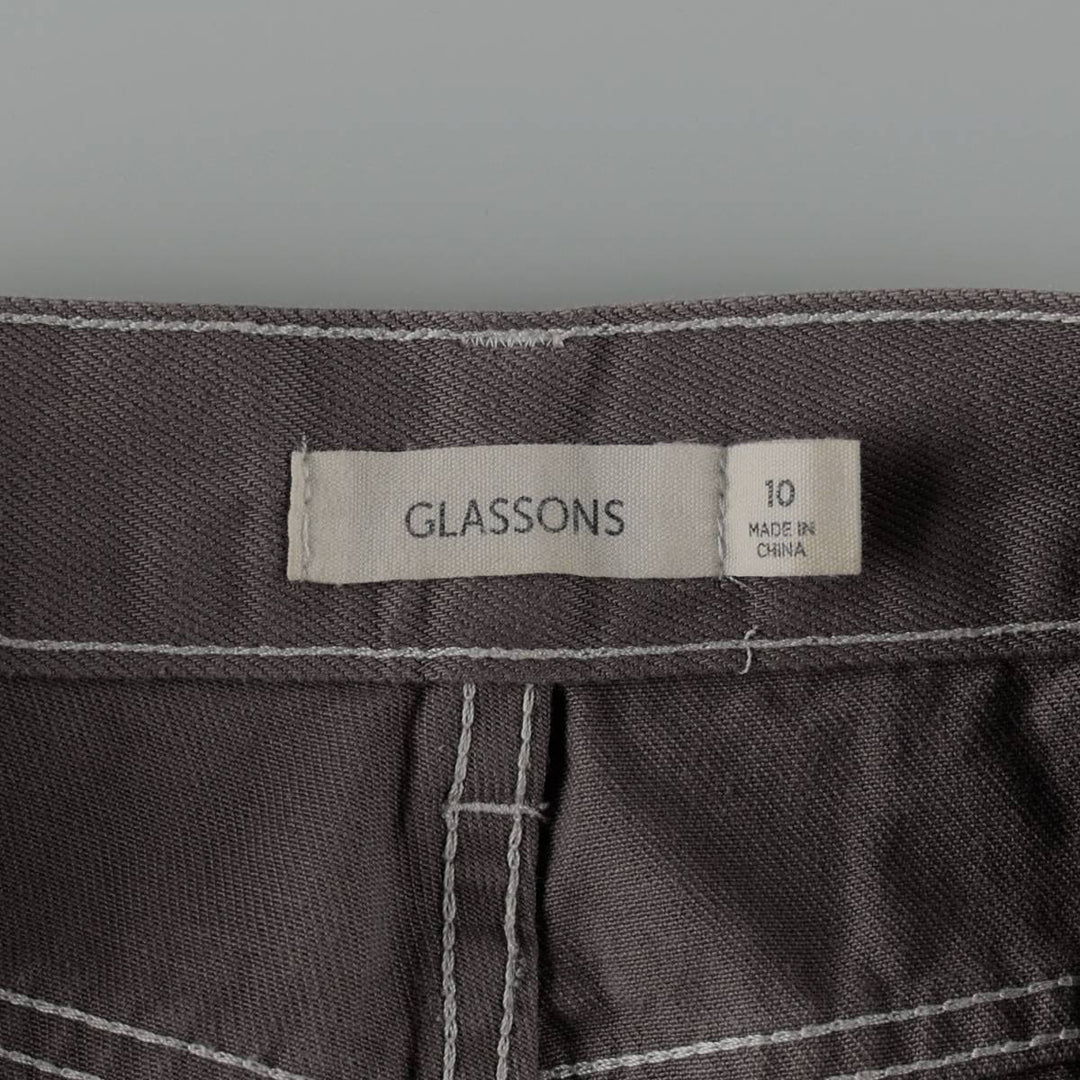 GLASSONS Painter Pants, Women's XL (equivalent to W31) cotton gray type Vintage Second Hand