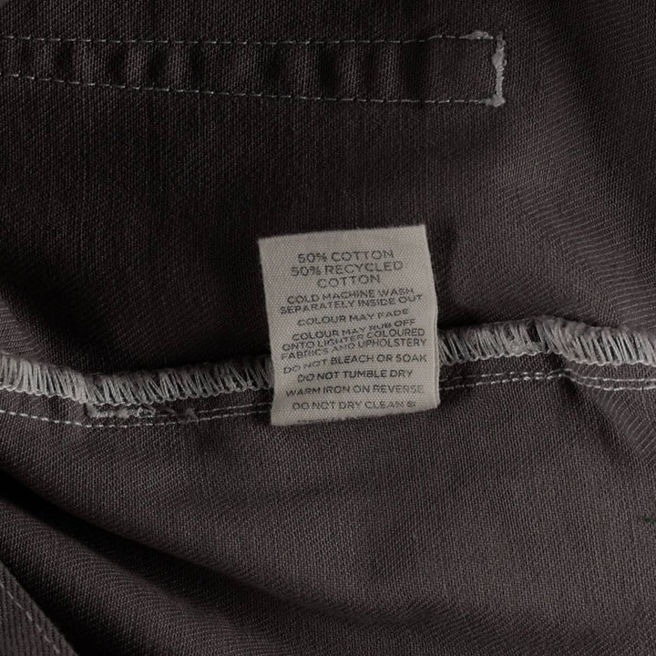 GLASSONS Painter Pants, Women's XL (equivalent to W31) cotton gray type Vintage Second Hand