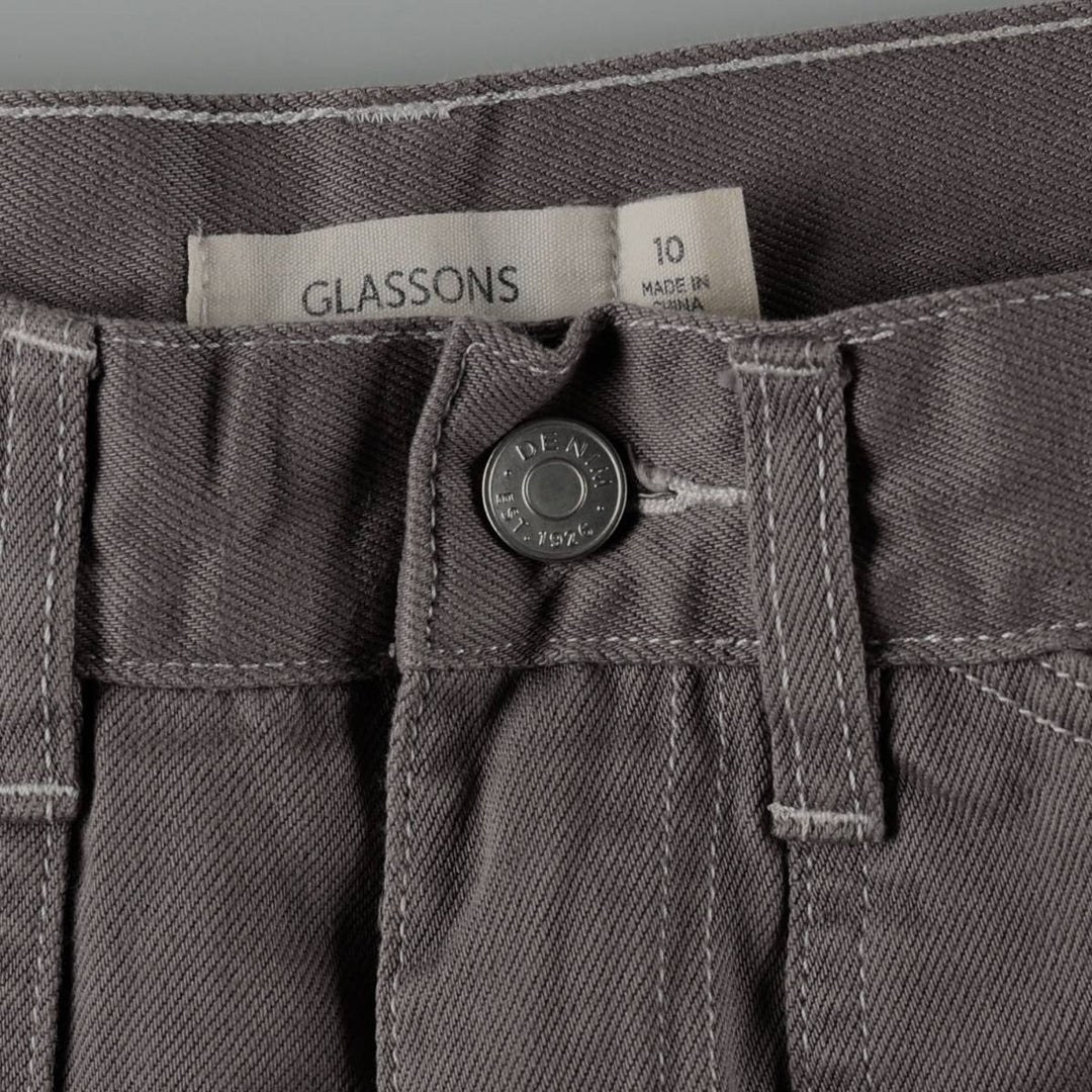 GLASSONS Painter Pants, Women's XL (equivalent to W31) cotton gray type Vintage Second Hand