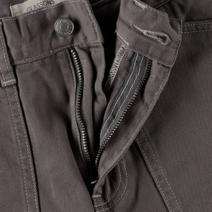 GLASSONS Painter Pants, Women's XL (equivalent to W31) cotton gray type Vintage Second Hand