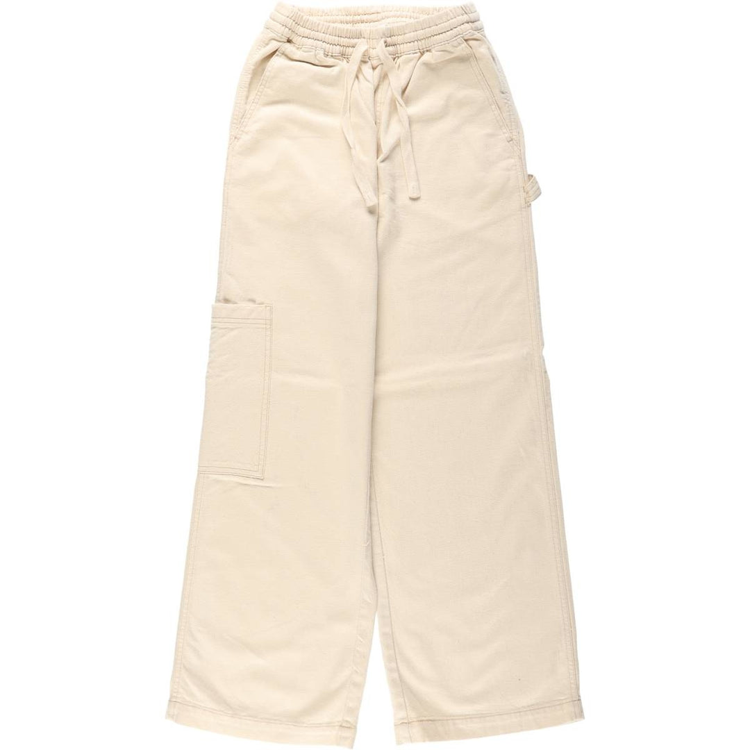 aerie Painter Pants Women's XS (approx.) cotton ivory Vintage Second Hand