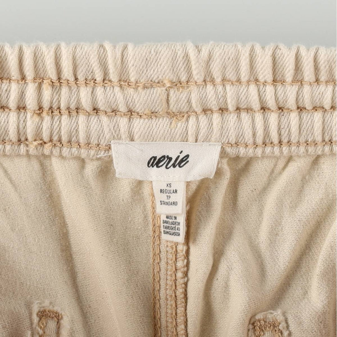 aerie Painter Pants Women's XS (approx.) cotton ivory Vintage Second Hand