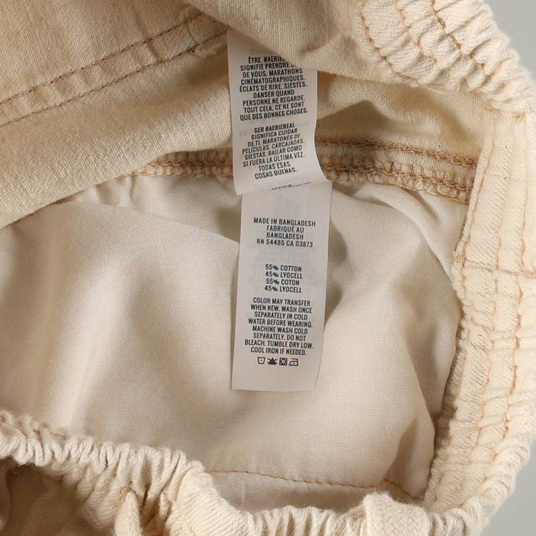 aerie Painter Pants Women's XS (approx.) cotton ivory Vintage Second Hand