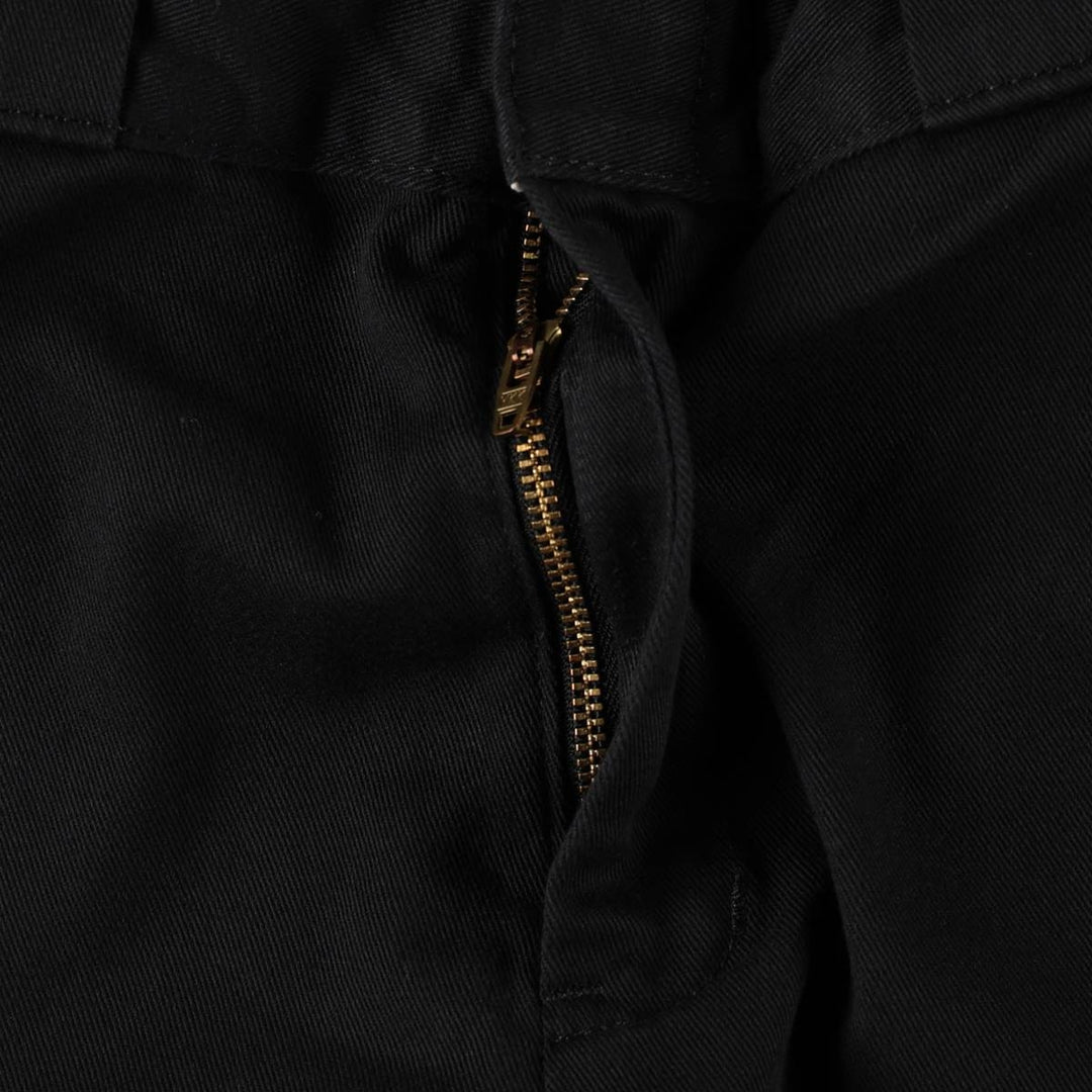 Dickies work pants, women's size L (equivalent to w28). polyester black type Vintage Second Hand