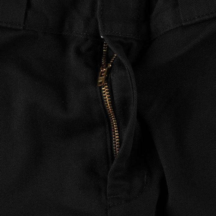 Dickies work pants, women's size L (equivalent to w28). polyester black type Vintage Second Hand