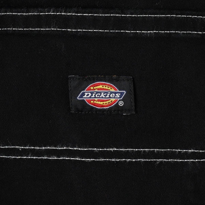 Dickies painter pants, women's size L (equivalent to W30). cotton black type Vintage Second Hand