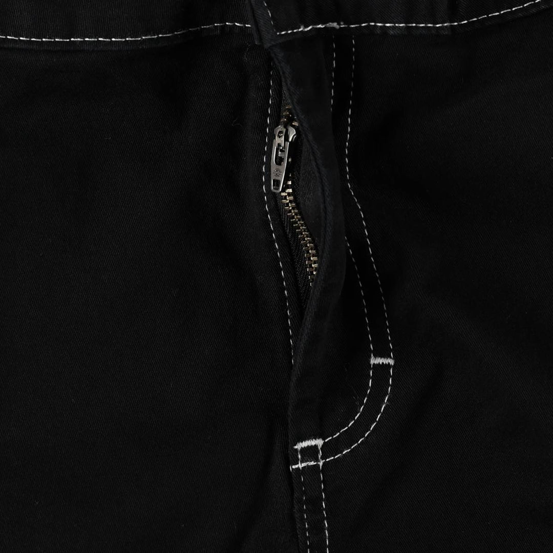 Dickies painter pants, women's size L (equivalent to W30). cotton black type Vintage Second Hand