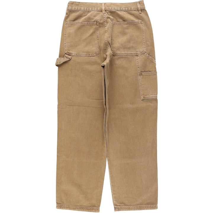RSQ Double Knee Painter Pants, Women's Size L (equivalent to W29) cotton beige type brown Vintage Second Hand