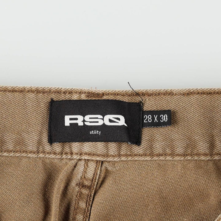 RSQ Double Knee Painter Pants, Women's Size L (equivalent to W29) cotton beige type brown Vintage Second Hand