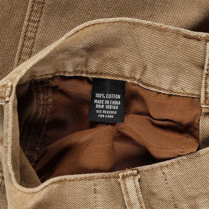 RSQ Double Knee Painter Pants, Women's Size L (equivalent to W29) cotton beige type brown Vintage Second Hand