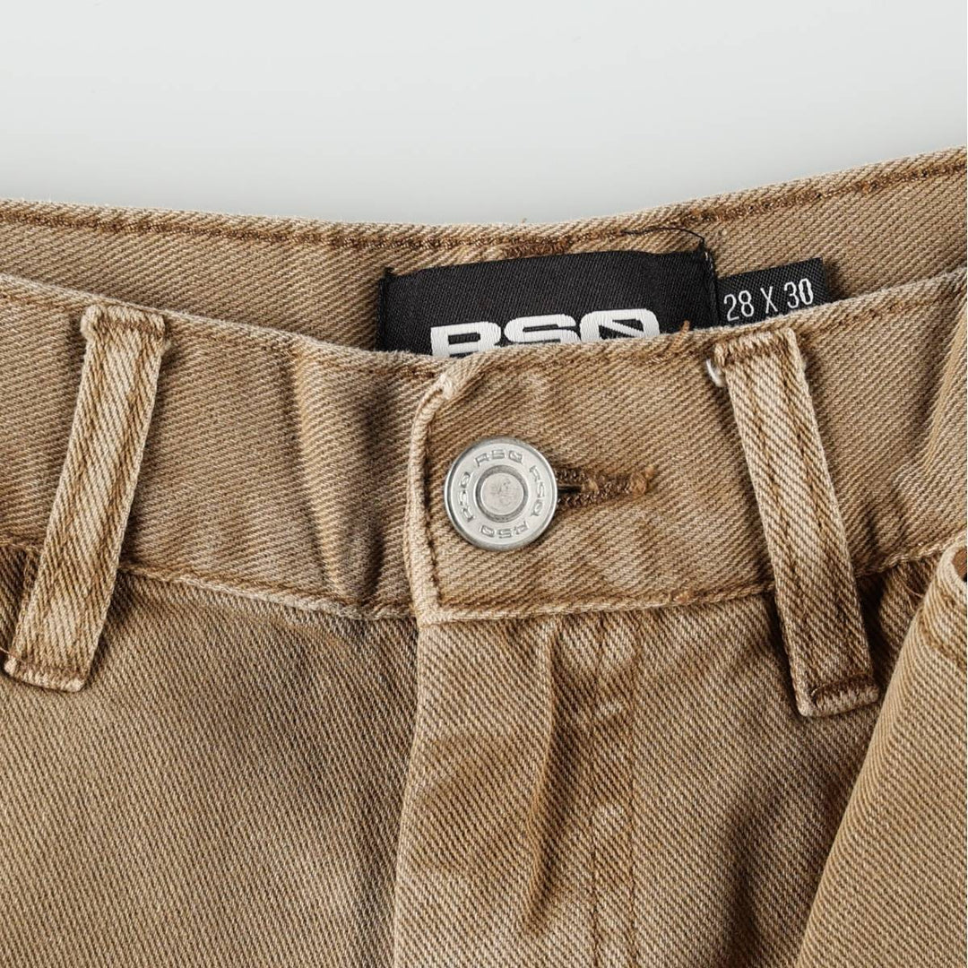 RSQ Double Knee Painter Pants, Women's Size L (equivalent to W29) cotton beige type brown Vintage Second Hand