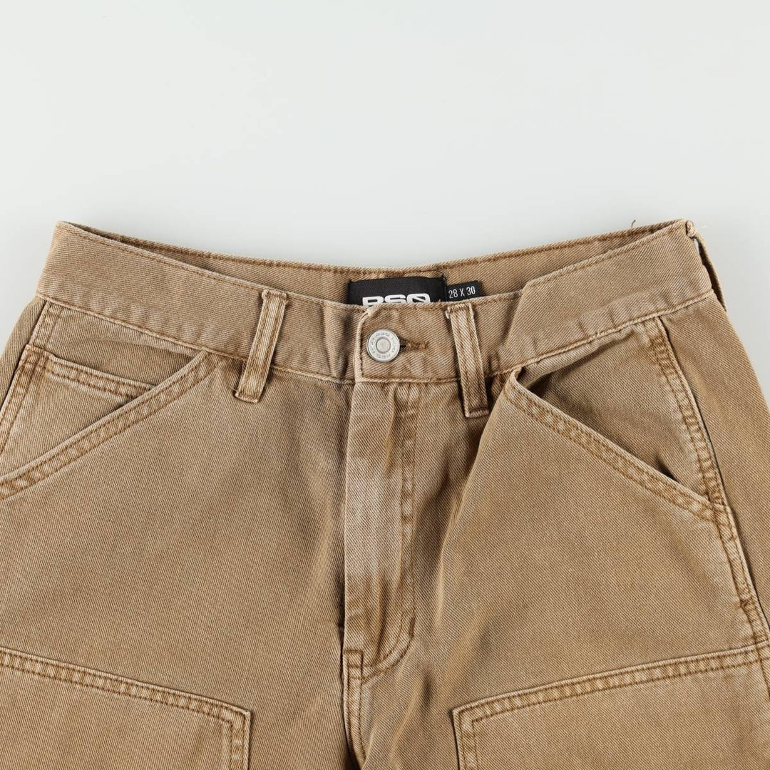RSQ Double Knee Painter Pants, Women's Size L (equivalent to W29) cotton beige type brown Vintage Second Hand