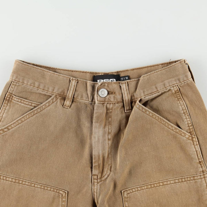 RSQ Double Knee Painter Pants, Women's Size L (equivalent to W29) cotton beige type brown Vintage Second Hand