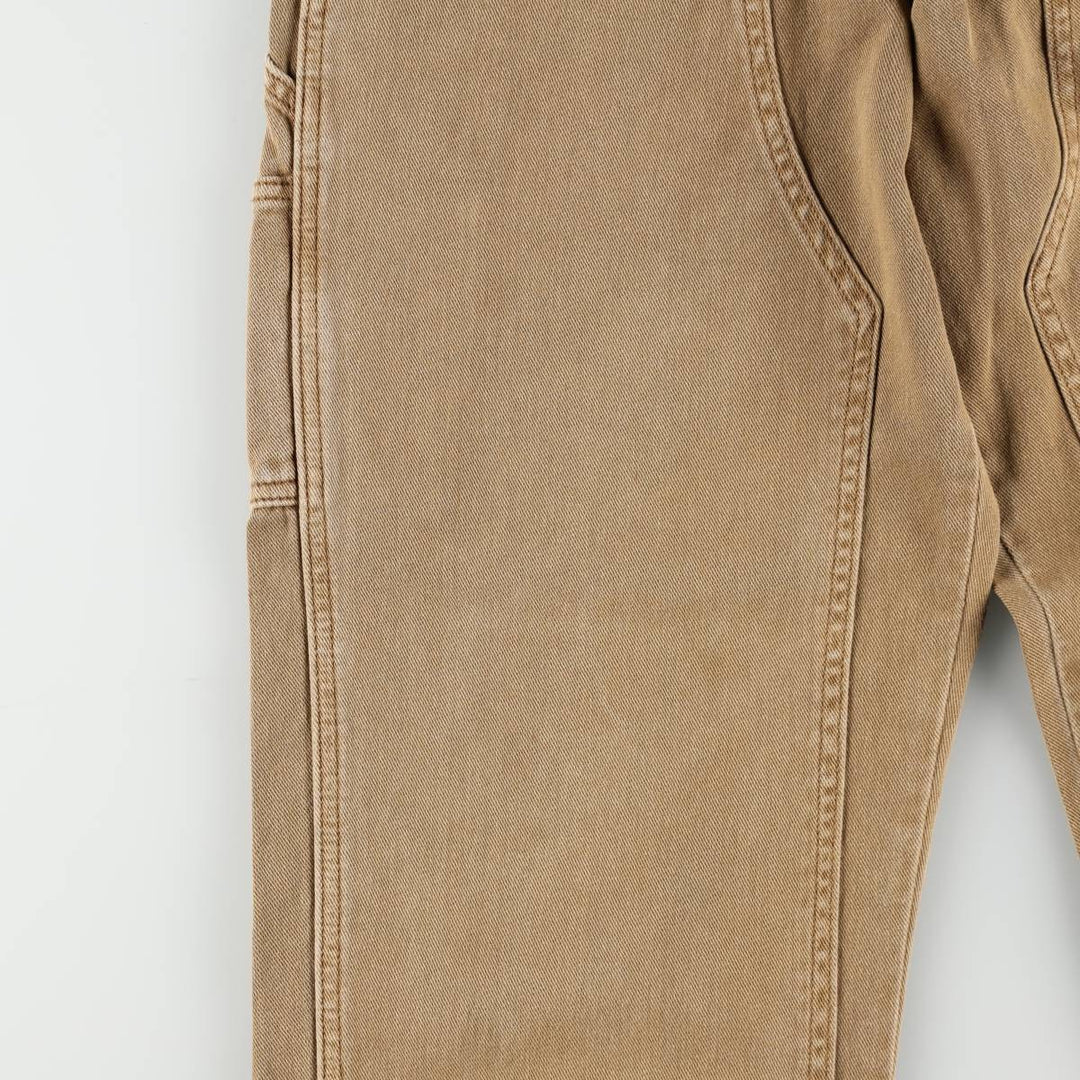 RSQ Double Knee Painter Pants, Women's Size L (equivalent to W29) cotton beige type brown Vintage Second Hand