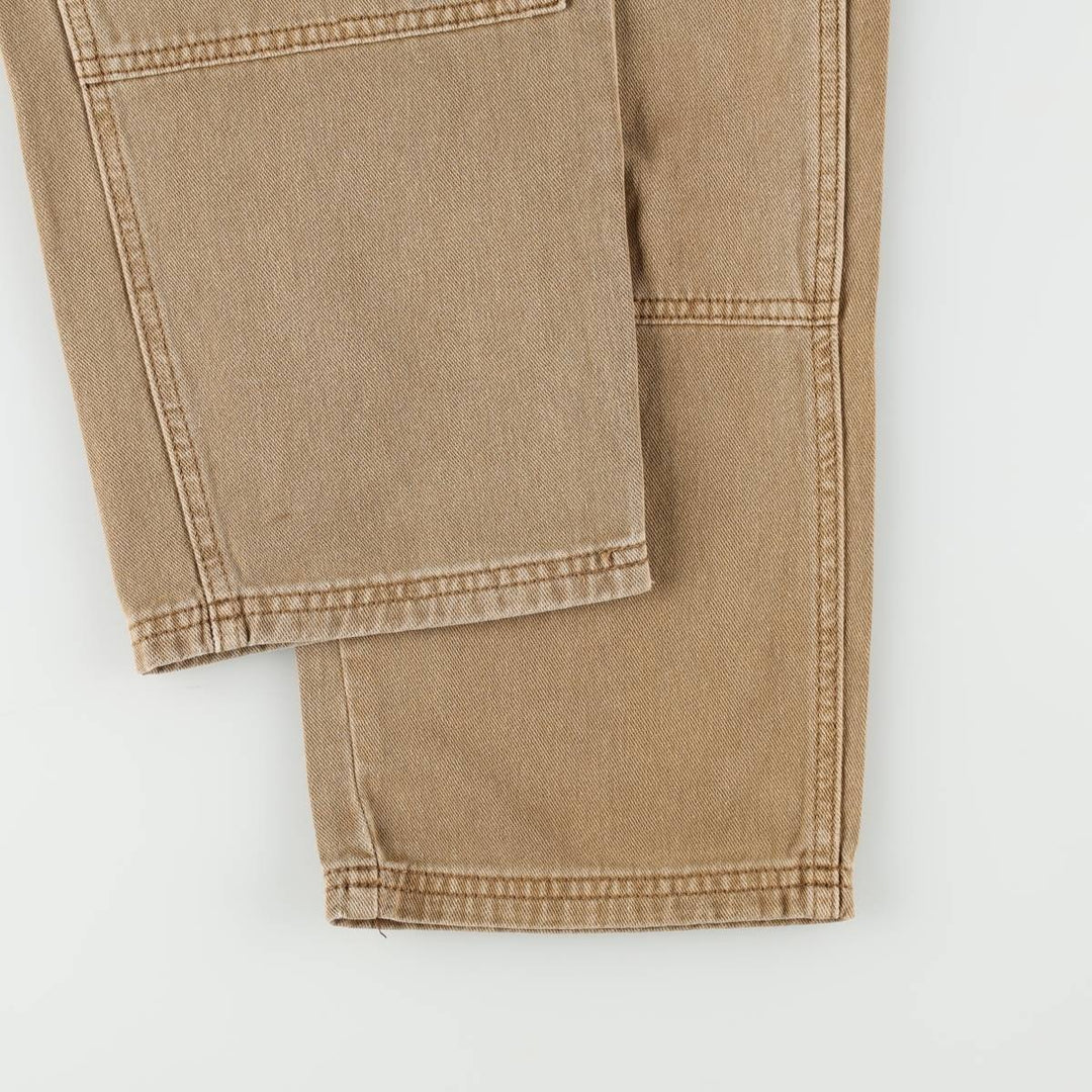 RSQ Double Knee Painter Pants, Women's Size L (equivalent to W29) cotton beige type brown Vintage Second Hand