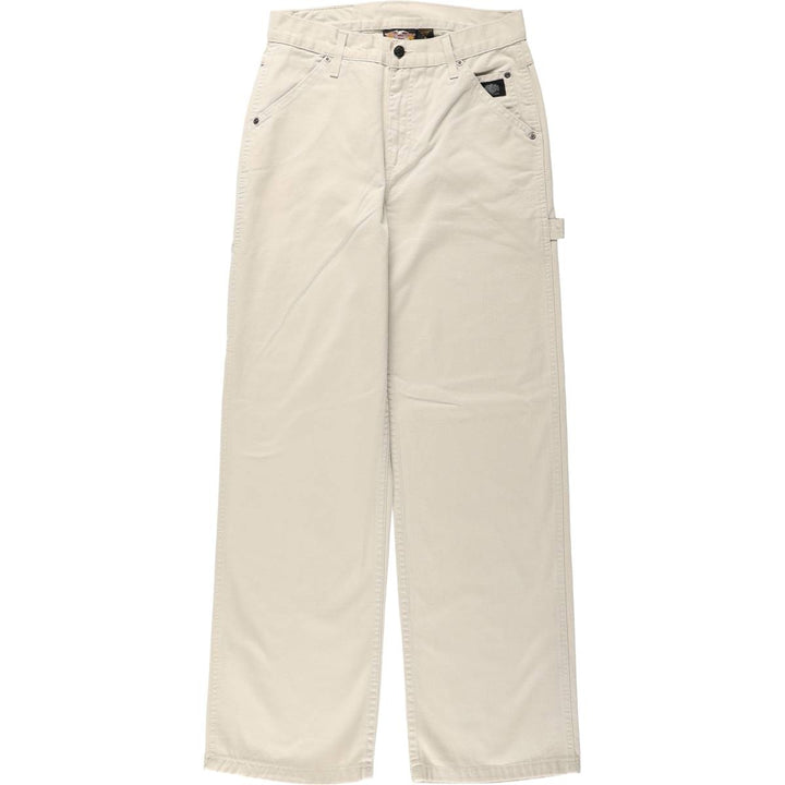 Harley-Davidson Painter Pants, Made in USA, Women's Size L (equivalent to W30) cotton Beige type Vintage Second Hand