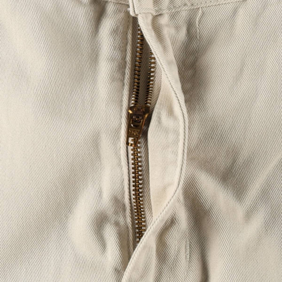 Harley-Davidson Painter Pants, Made in USA, Women's Size L (equivalent to W30) cotton Beige type Vintage Second Hand