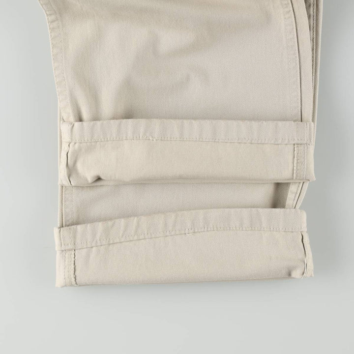 Harley-Davidson Painter Pants, Made in USA, Women's Size L (equivalent to W30) cotton Beige type Vintage Second Hand