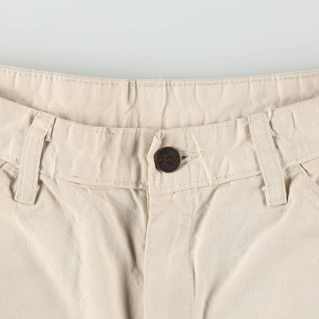 Dickies painter pants, women's size L (equivalent to W28). cotton unbleached Vintage Second Hand