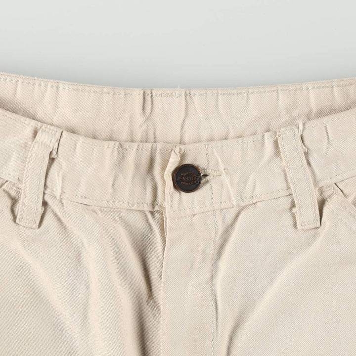 Dickies painter pants, women's size L (equivalent to W28). cotton unbleached Vintage Second Hand