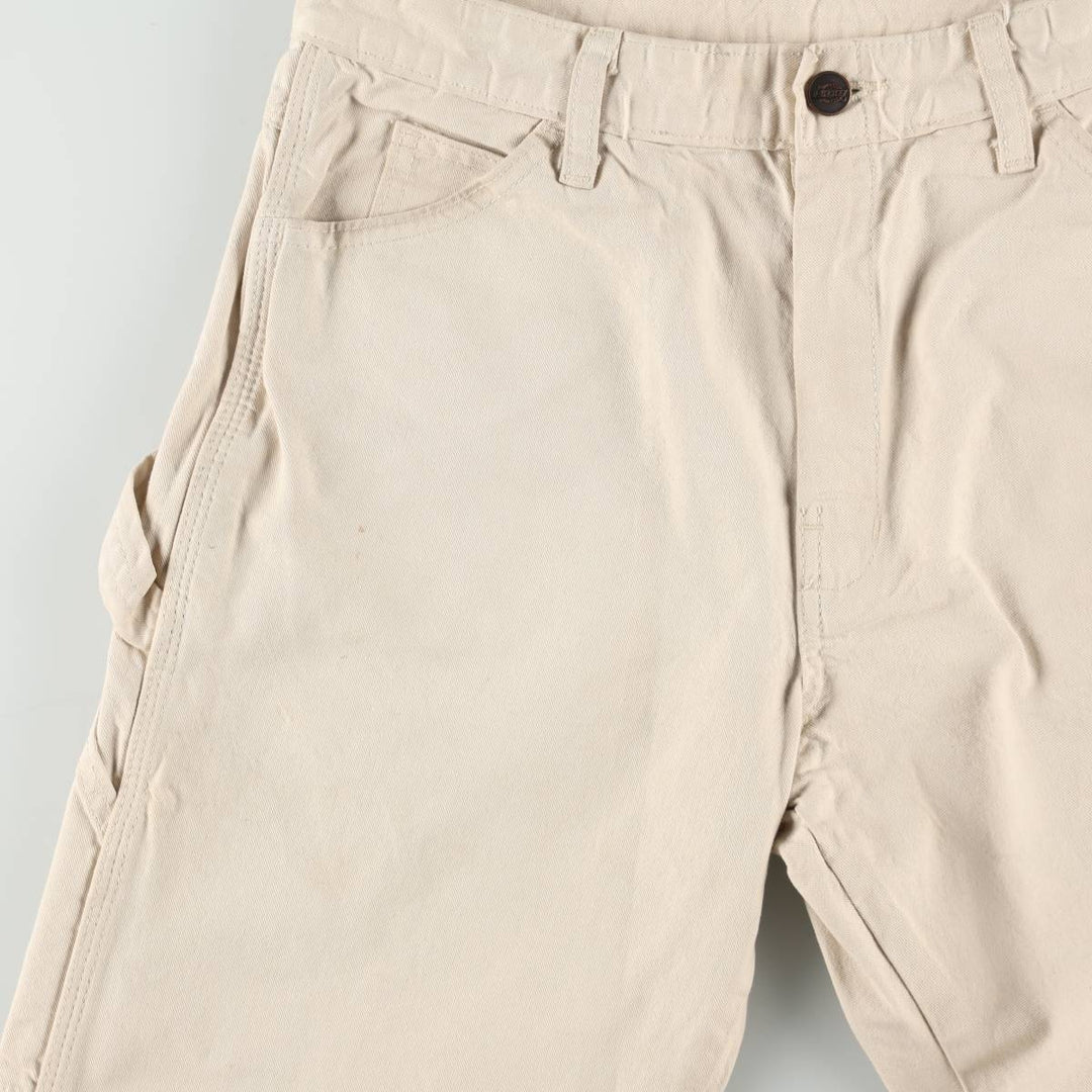 Dickies painter pants, women's size L (equivalent to W28). cotton unbleached Vintage Second Hand