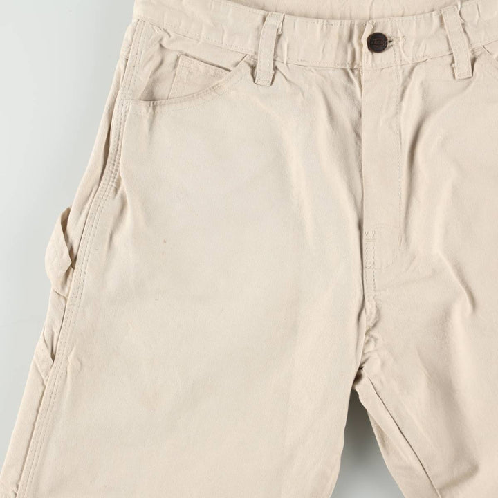 Dickies painter pants, women's size L (equivalent to W28). cotton unbleached Vintage Second Hand
