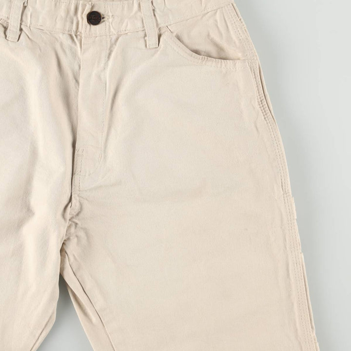 Dickies painter pants, women's size L (equivalent to W28). cotton unbleached Vintage Second Hand