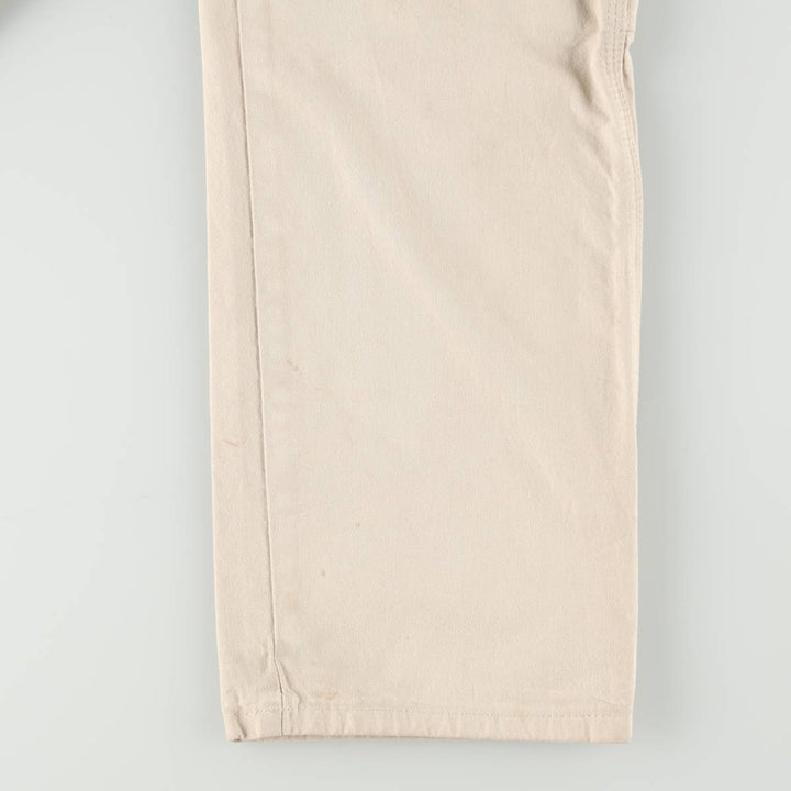 Dickies painter pants, women's size L (equivalent to W28). cotton unbleached Vintage Second Hand