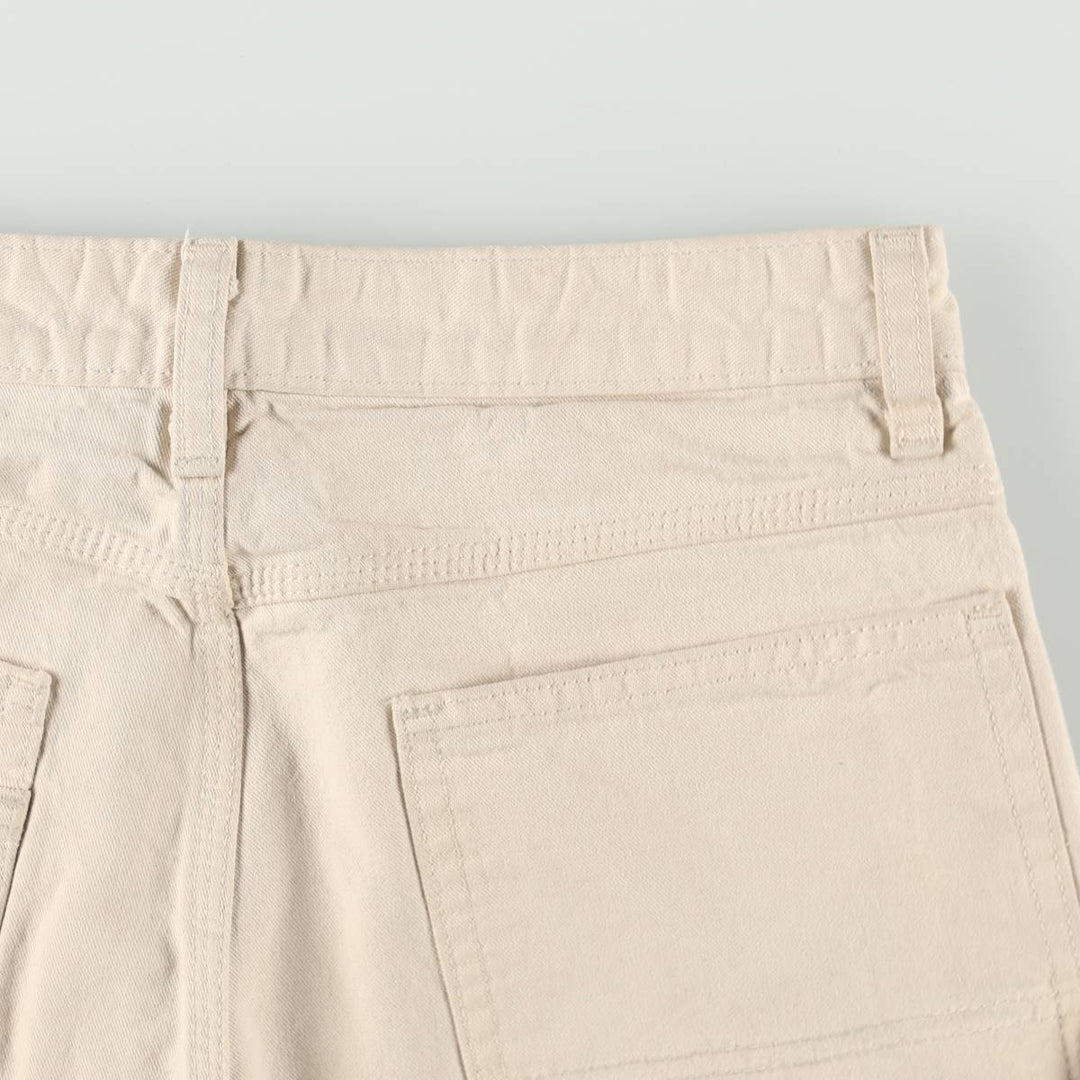 Dickies painter pants, women's size L (equivalent to W28). cotton unbleached Vintage Second Hand