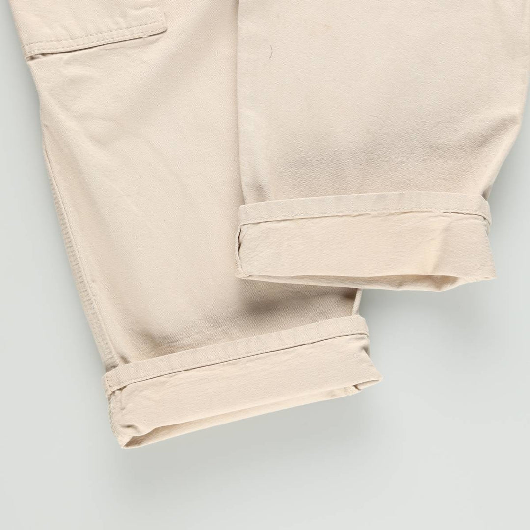 Dickies painter pants, women's size L (equivalent to W28). cotton unbleached Vintage Second Hand