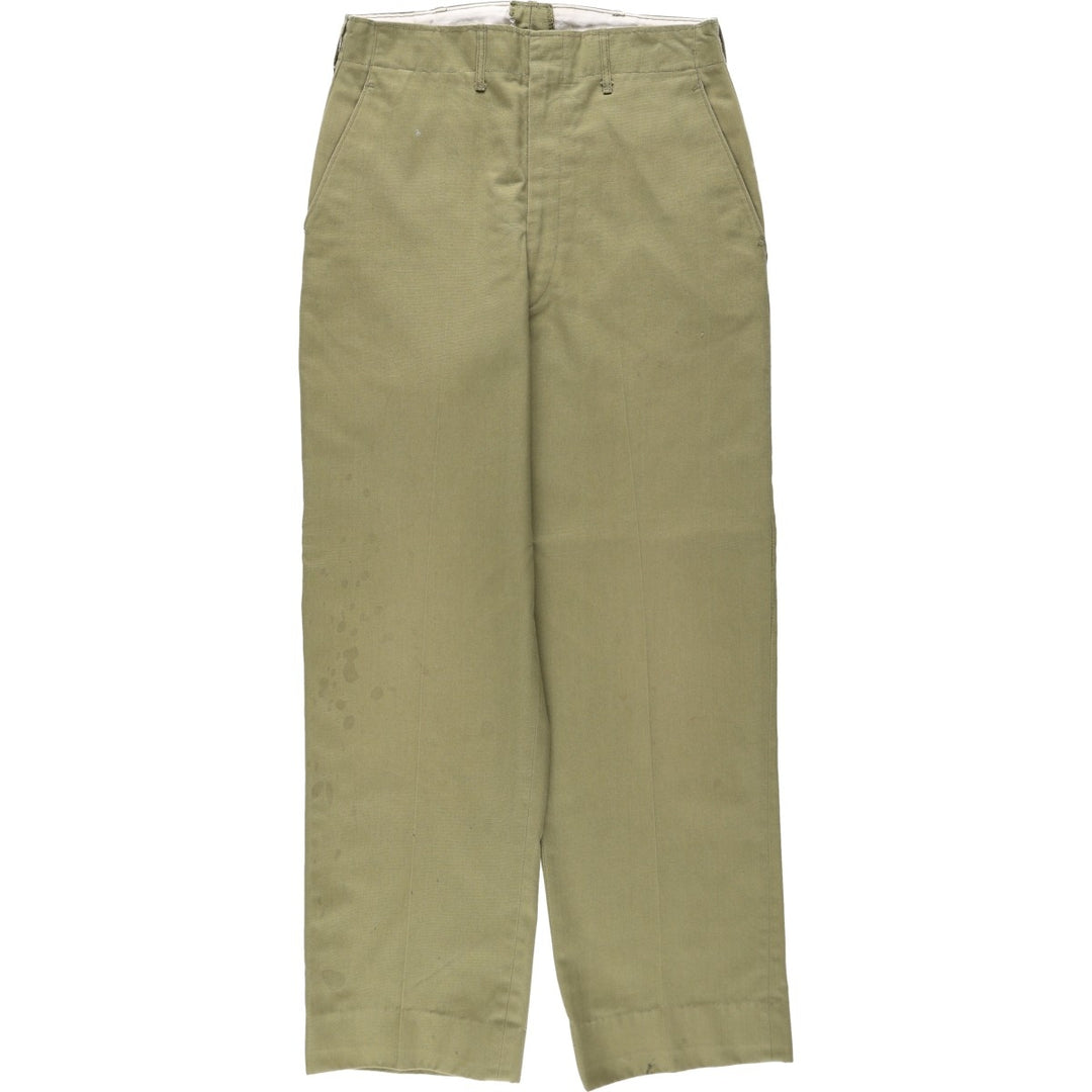 Women's cotton pants, size L (equivalent to W29), vintage. unclear Khaki type Vintage Second Hand