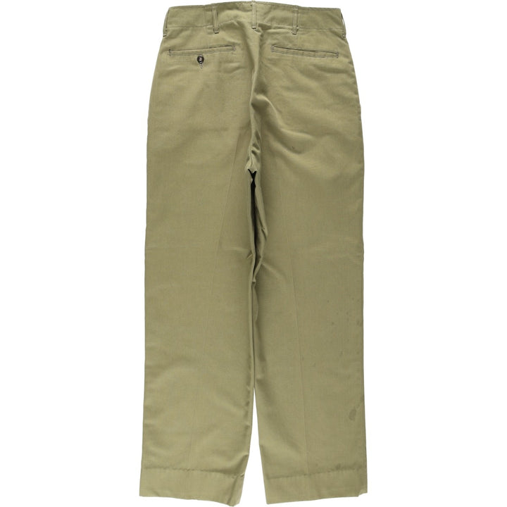 Women's cotton pants, size L (equivalent to W29), vintage. unclear Khaki type Vintage Second Hand