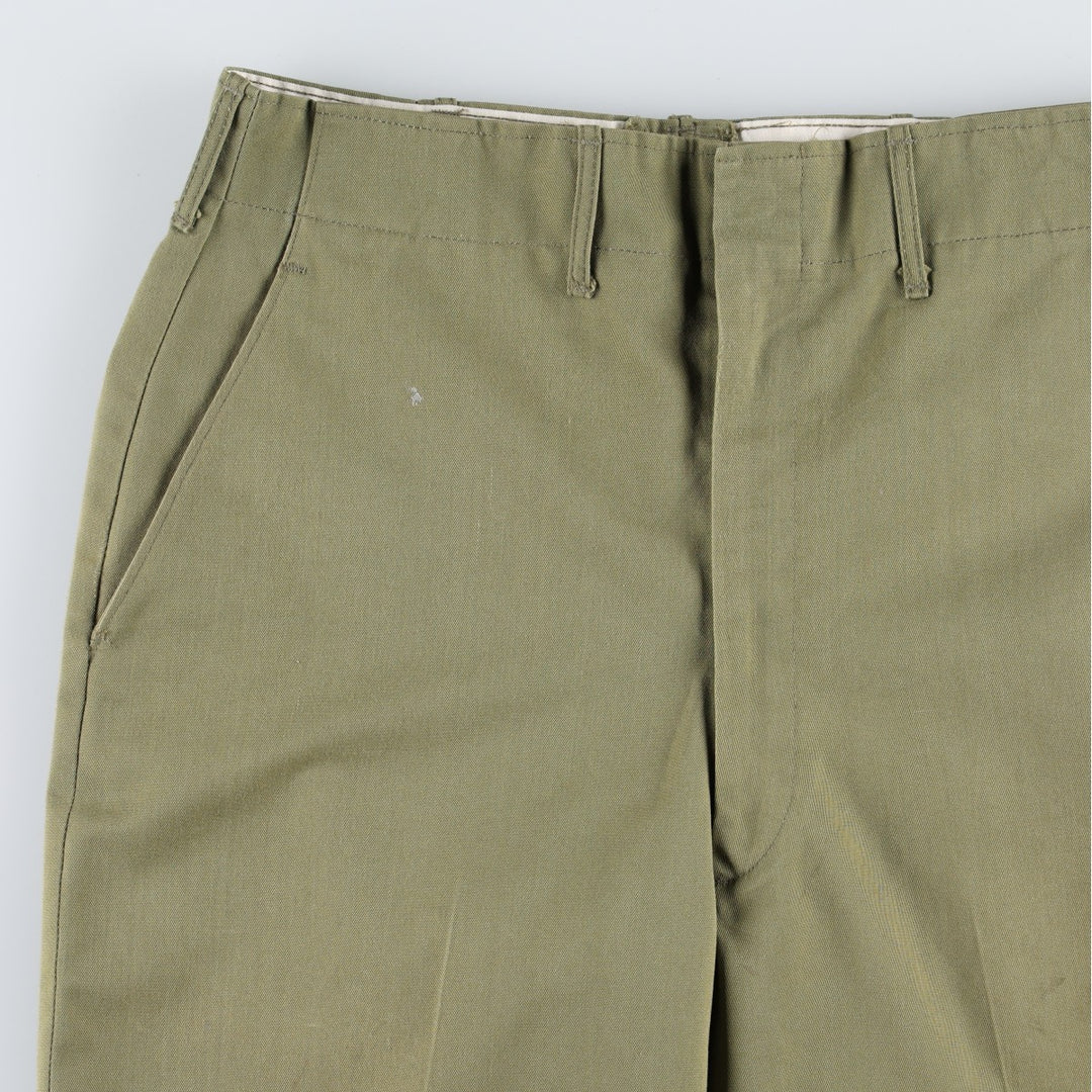 Women's cotton pants, size L (equivalent to W29), vintage. unclear Khaki type Vintage Second Hand