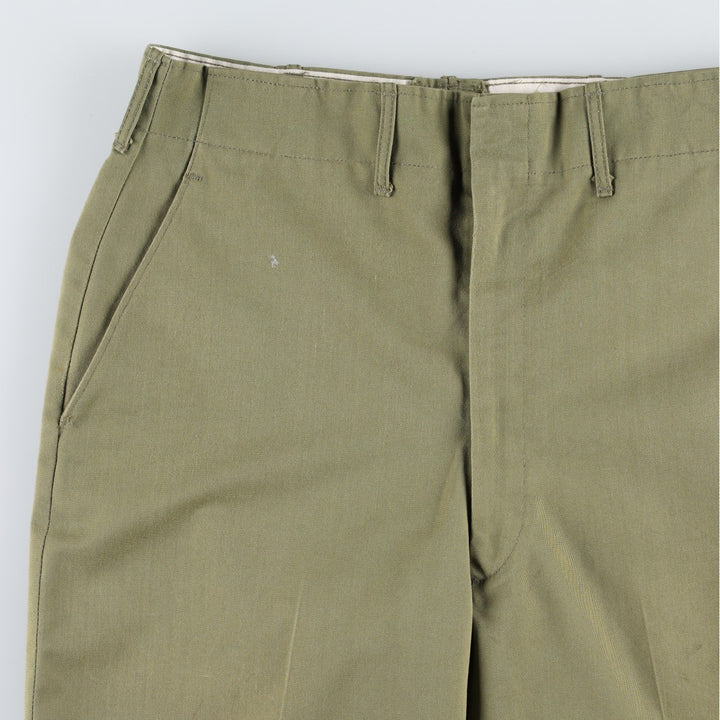 Women's cotton pants, size L (equivalent to W29), vintage. unclear Khaki type Vintage Second Hand