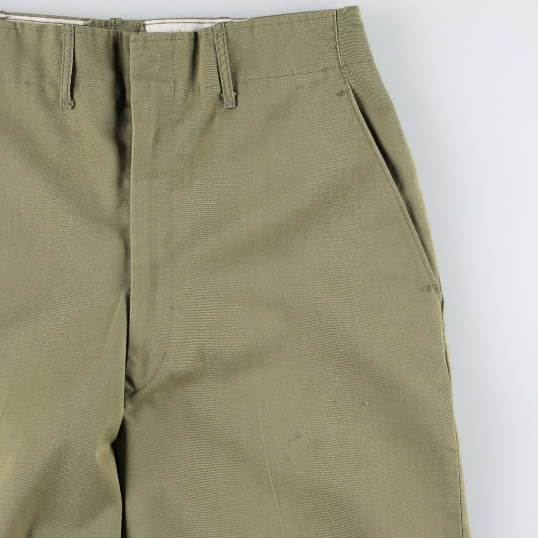 Women's cotton pants, size L (equivalent to W29), vintage. unclear Khaki type Vintage Second Hand